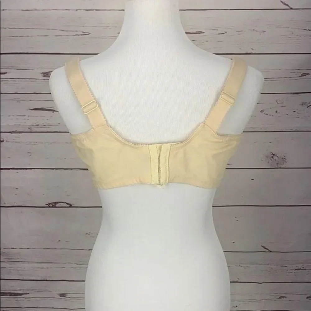 Naturalwear 44DD Beige‎ Lace Trim Mastectomy Bra
